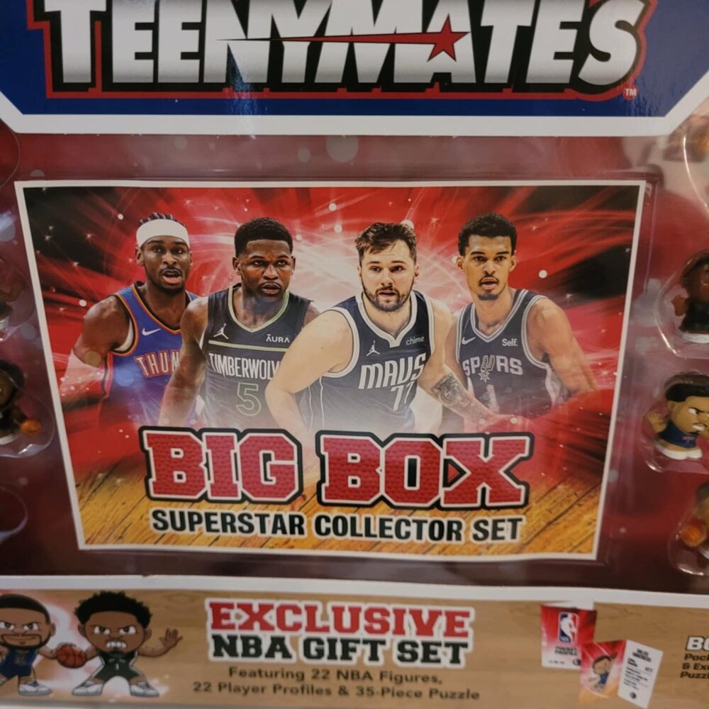 NEW NBA Collectables Party Animal TeenyMates Big Box Superstar Gift Set Licensed